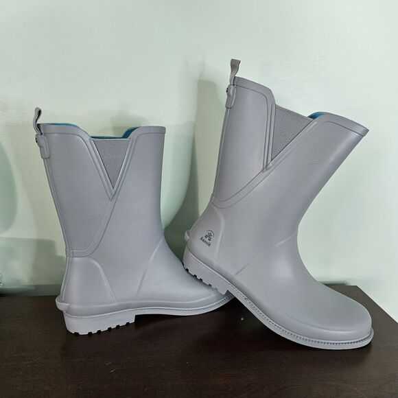 Kamik Chloe Gray Rainboots Boots Women's Size 10 - Picture 1 of 6